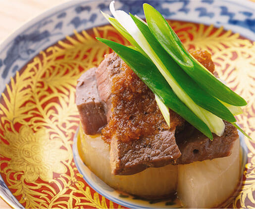 熊本産黒毛和牛のランプ肉のステーキ